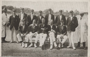 ENGLAND 1921 CRICKET POSTCARD 