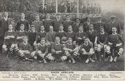 SOUTH AFRICA 1906 RUGBY UNION POSTCARD