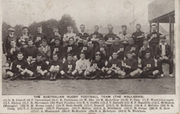 AUSTRALIAN RUGBY FOOTBALL TEAM (THE WALLABIES) 1908-09