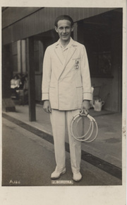 JEAN BOROTRA (FRANCE) TENNIS POSTCARD