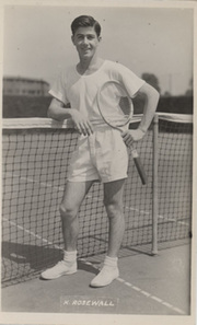 KEN ROSEWALL (AUSTRALIA) TENNIS POSTCARD