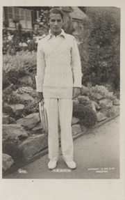 BUNNY AUSTIN (ENGLAND) TENNIS POSTCARD