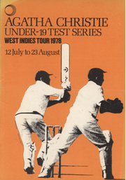 AGATHA CHRISTIE UNDER 19 CRICKET TOUR 1978 - WEST INDIES IN ENGLAND