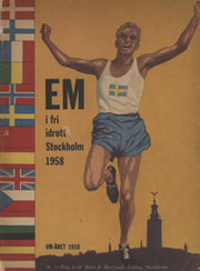 EM - I FRI IDROTT STOCKHOLM 1958 - NO.3 (WORLD ATHLETICS CHAMPIONSHIPS STOCKHOLM 1958)