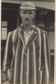 ALFRED JOHN EVANS (KENT) CRICKET POSTCARD