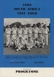 1965 SOUTH AFRICA  CRICKET TEST TOUR TO ENGLAND