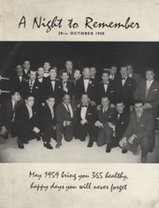 JACK SOLOMONS CHRISTMAS CARD 1958 - LAST EVENT AT HARRINGAY ARENA