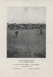 J.H. TAYLOR 1950 SIGNED GOLF CARD
