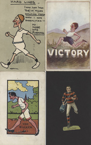 PEDESTRIANISM - COLLECTION OF POSTCARDS & EPHEMERA (X16)