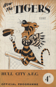 HULL CITY V STOCKPORT COUNTY 1956-57 FOOTBALL PROGRAMME