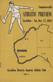 COMMONWEALTH ATHLETIC PREVIEW - GERALDTON SAT. NOV. 17, 1962