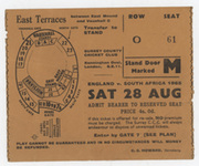 ENGLAND V SOUTH AFRICA 1965 (OVAL) CRICKET TICKET