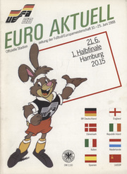 WEST GERMANY V NETHERLANDS 1988 (EUROPEAN CHAMPIONSHIPS) FOOTBALL PROGRAMME