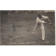 CLIFFORD WELLS (CAMBRIDGE UNIVERSITY) CRICKET POSTCARD