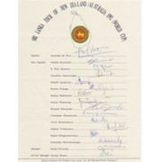 SRI LANKA 1992 CRICKET AUTOGRAPHS