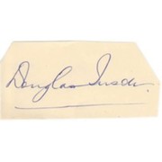 DOUG INSOLE CRICKET AUTOGRAPH