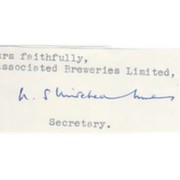 NORMAN MITCHELL-INNES CRICKET AUTOGRAPH