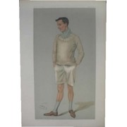 CHAPMAN, CAPTAIN WILFRID HUBERT ("C.U.B.C.") 1903 VANITY FAIR PRINT