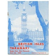 TARANAKI V BRITISH ISLES 1966