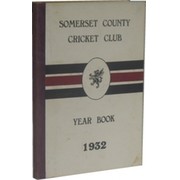 SOMERSET COUNTY CRICKET CLUB YEARBOOK 1932