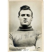FRED WHALLEY (LEEDS UNITED) SIGNED LARGE PINNACE CARD