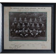 THE AUSTRALIAN KANGAROOS 1937-38 (3RD TEST XIII) RUGBY LEAGUE PHOTOGRAPH