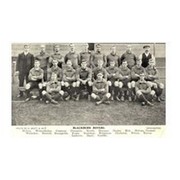 BLACKBURN ROVERS 1906-07 FOOTBALL POSTCARD