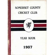 SOMERSET COUNTY CRICKET CLUB YEARBOOK 1937