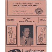 INDIA V WEST INDIES 1966 (1ST TEST)