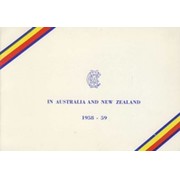 ENGLAND 1958-59 CRICKET TOUR - OFFICIAL CHRISTMAS CARD