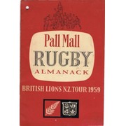 PALL MALL RUGBY ALMANACK 1959: BRITISH LIONS NZ TOUR 1959