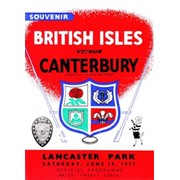 CANTERBURY V BRITISH ISLES 1971 RUGBY PROGRAMME