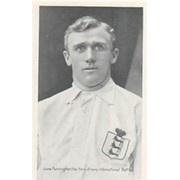 JESSE PENNINGTON (WEST BROMWICH ALBION & ENGLAND) C1910 FOOTBALL POSTCARD