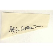 BERNARD ATKINSON CRICKET AUTOGRAPH
