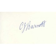 CHARLIE BARNETT (GLOUCESTERSHIRE & ENGLAND) CRICKET AUTOGRAPH