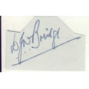 DEREK BRIDGE CRICKET AUTOGRAPH