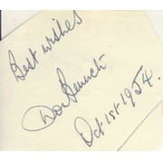 DON BENNETT CRICKET AUTOGRAPH
