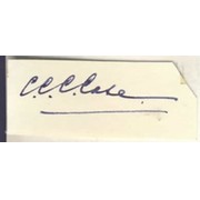 CECIL CASE CRICKET AUTOGRAPH