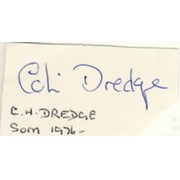 COLIN DREDGE CRICKET AUTOGRAPH