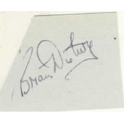 BRIAN DISBURY CRICKET AUTOGRAPH