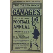 GAMAGES ASSOCIATION FOOTBALL ANNUAL 1926-27