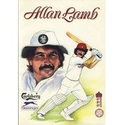ALLAN LAMB 1988 (NORTHAMPTONSHIRE) SIGNED CRICKET BENEFIT BROCHURE