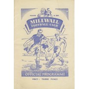 MILLWALL V FULHAM 1950-51 (F.A. CUP) FOOTBALL PROGRAMME