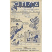 CHELSEA V BRENTFORD 1946/47 FOOTBALL PROGRAMME