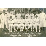 CARLTON CRICKET CLUB 1923 CRICKET POSTCARD