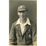 CHARLES WRIGHT (KENT) SIGNED CRICKET POSTCARD