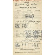 GENTLEMEN V PLAYERS 1924 CRICKET SCORECARD