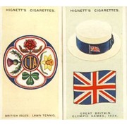 INTERNATIONAL CAPS & BADGES 1924 (HIGNETT)