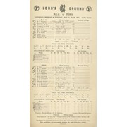 MCC V INDIA 1952 (LORD