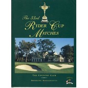 RYDER CUP 1999 (BROOKLINE) SOUVENIR PROGRAMME